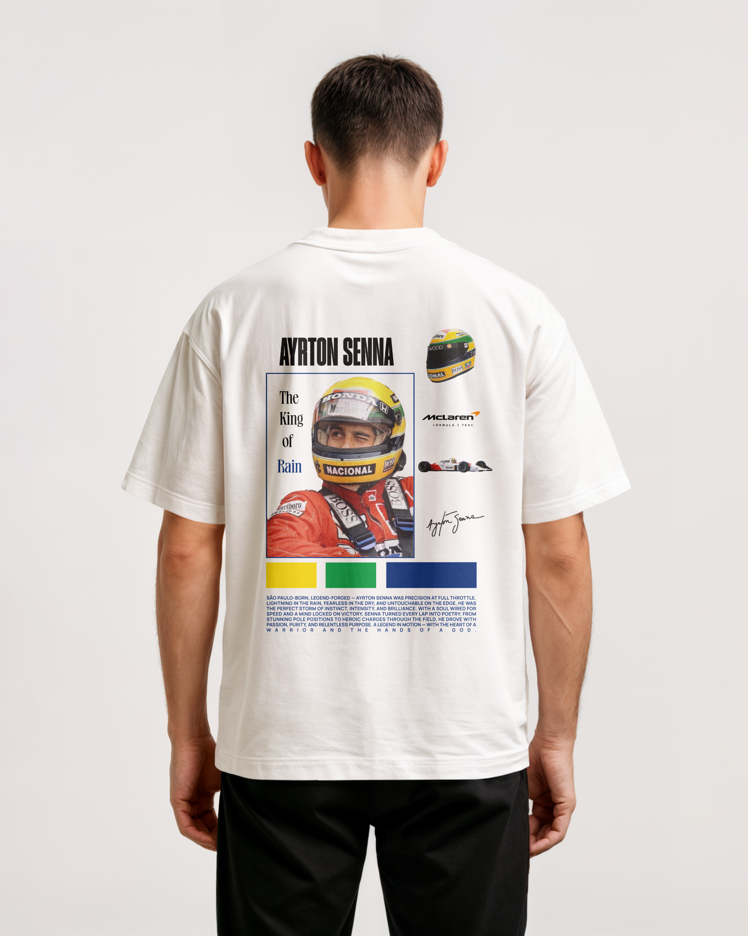 Ayrton Senna Oversized Tee