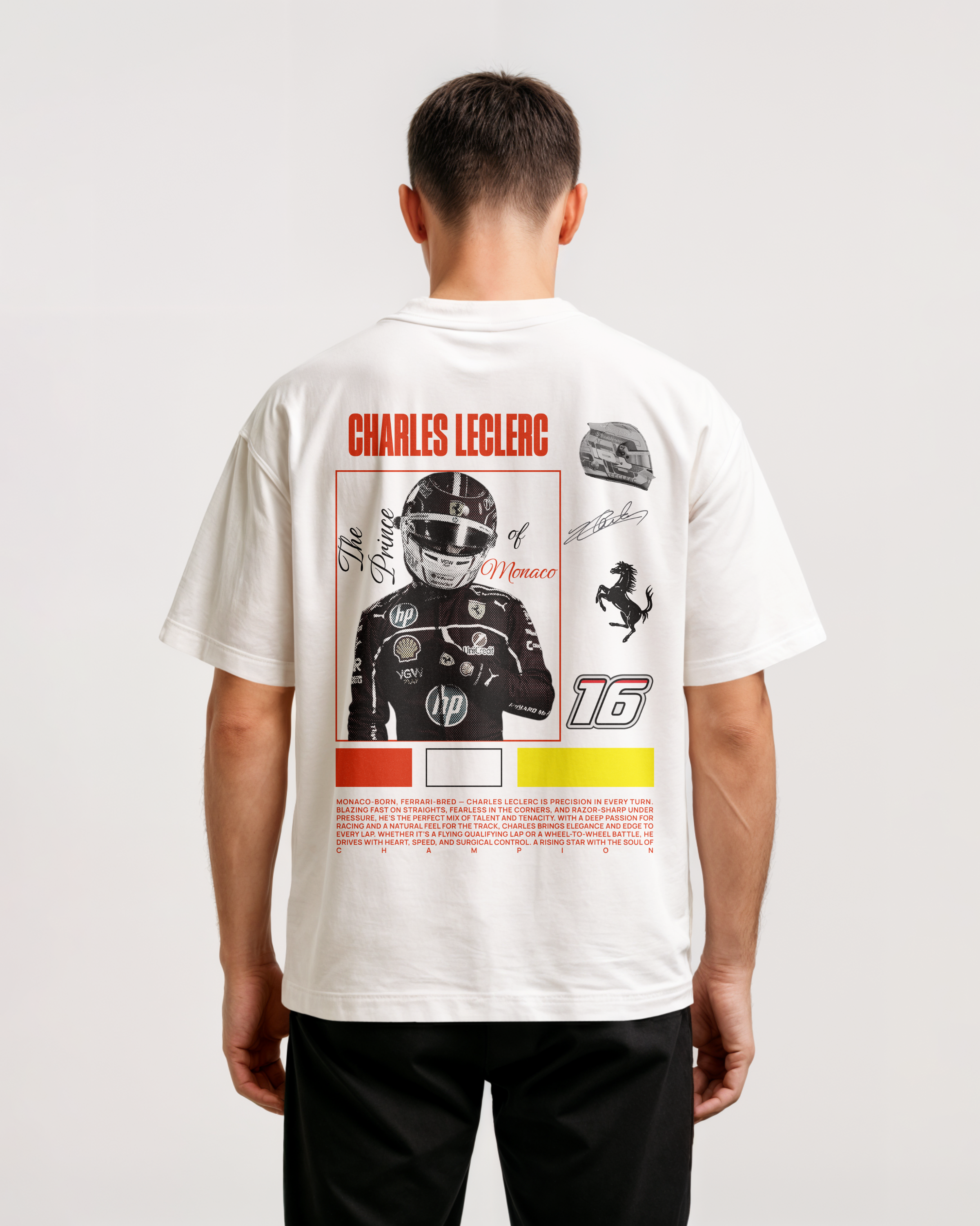 Charles Leclerc Oversized Tee