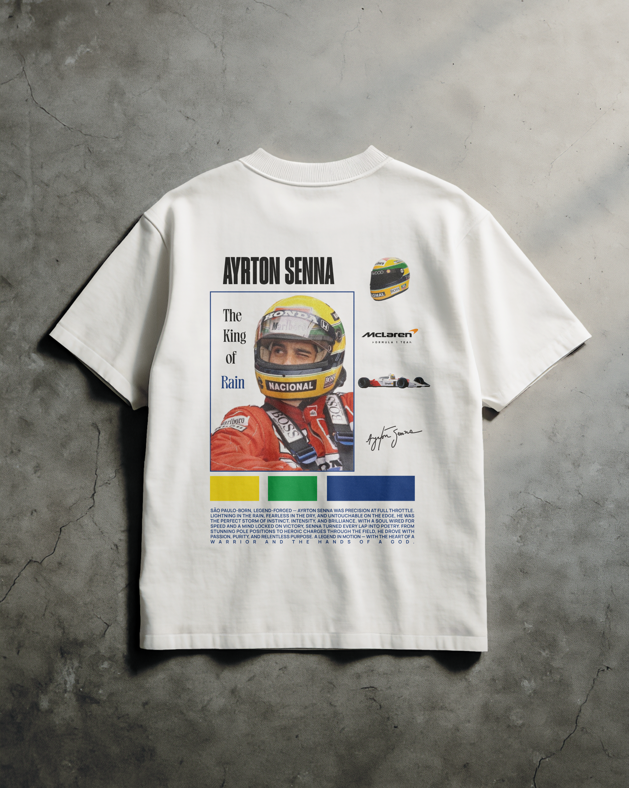 Ayrton Senna Oversized Tee